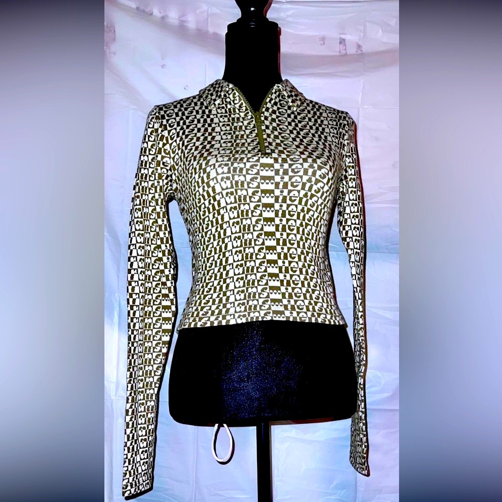 Iets Frans…Jacquard Half-Zip Top